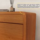 Ver imagem 5 de Cômoda Espanha 4 Gavetas sem Pés Tcil:Cinamomo