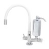 Torneira Filtro Cozinha Mesa Flexível Branco Arejador Fixo - 1
