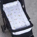 Ver imagem 3 de Ninho para Carrinho e Mini Berço Percal 200 Fios 100% Algodão - Boho Safari Dona Zeze