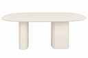 Ver imagem 1 de Mesa de Jantar Orgânica Cora 180x100cm Base Duplo Off White Personal Art Design