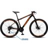 Bicicleta Aro 29 Dropp Sw 24 Vel Câmbio Shimano Quadro Alumínio Mtb Preto+laranja - 1