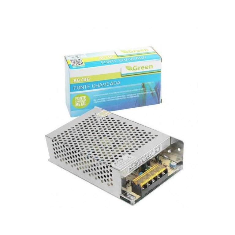 Fonte Chaveada 12V 5A 60W Metal Bivolt Chipsce 044-0060