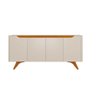 Buffet 4 Portas Grecia 1800 Mavaular Off White com Naturalle - 9
