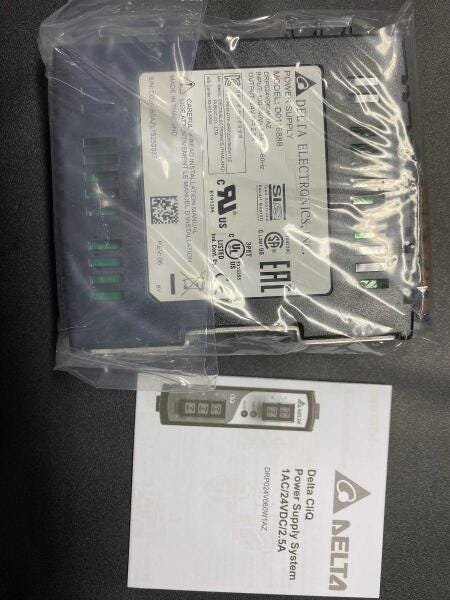 Fonte Chaveada Din 24Vdc 2,5A 60W Delta - 3