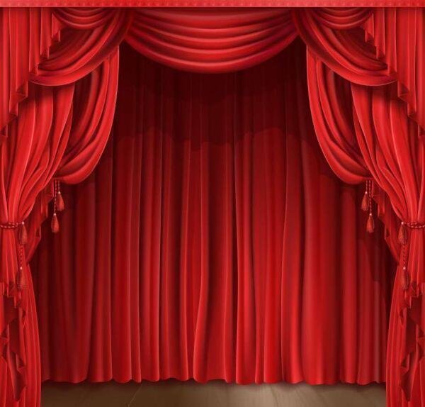 Papel De Parede Palco Teatro Painel Show Gg812 - 2