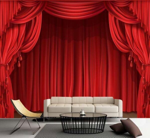 Papel De Parede Palco Teatro Painel Show Gg812 - 3
