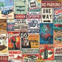 Ver imagem 2 de Papel De Parede Placas Garagem Vintage Kit 02 Rolos A258