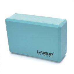 Bloco De Yoga - 22,8X15,2X7,6Cm Cor Azul Liveup Sports - 1