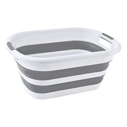 Cesto Roupas 26l Balde Retráti Bacia Dobrável Silicone - 11