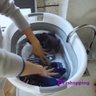 Cesto Roupas 26l Balde Retráti Bacia Dobrável Silicone - 6