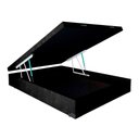 Ver imagem 2 de Cama Box Baú Casal 138x188 Suede Preto