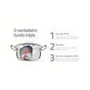 Ver imagem 2 de Caçarola Tramontina Professional em Aço Inox 24 Cm 6,1 L