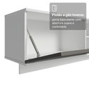 Ver imagem 6 de Rack Suspenso para Tv até 80 Polegadas 218 Cm 2 Portas Branco/cinza Vik Madesa