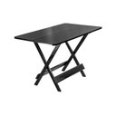 Ver imagem 1 de Mesa de Madeira Dobrável Preta 120x70cm Maplan
