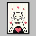 Ver imagem 1 de Quadro Infantil Love Baby - 60x40cm - Moldura Caixa Preto