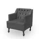 Ver imagem 4 de Poltrona para Sala de Estar Clássica Confortável e Reforçada Suede Elizabeth