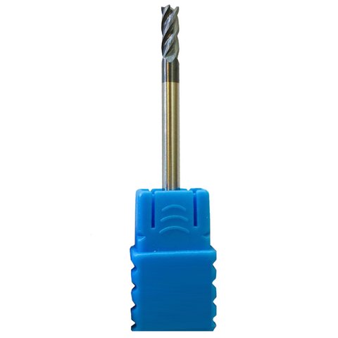 Fresa Topo Reto Metal Duro 6,0 X 75mm - 4c Longa 45hrc