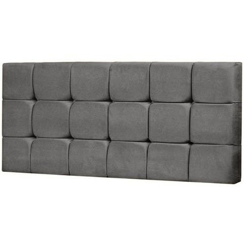 Painel Casal Livia 140 CM Cinza - D A Decor