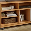 Ver imagem 7 de Rack para TV até 75 Polegadas 180cm 2 Portas com Rodízios Lima