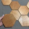 Revestimento Decorativo Hexagonal Em Madeira 8 Unid - 3