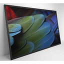 Ver imagem 7 de Quadro Penas Verdes 90x60 Cm Vidro Impresso
