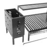 Kit Grelha Argentina Rústica 80cm e Firebox para Churrasco Profissional - 6
