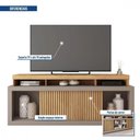 Ver imagem 4 de Rack Bancada para Tv 70 Polegadas Aegon Caemmun Buriti / Fendi