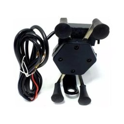 Suporte Para Moto Com Garra Suporte X Portátil Usb Universal - 3 Suporte Para Moto Com Garra Suporte X Portátil Usb Universal - 3