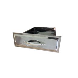 Gaveta Aço Inox Completa para Churrasqueiras Gaveta Cinzeiro - 3