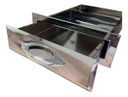 Ver imagem 1 de Gaveta Aço Inox Completa para Churrasqueiras Gaveta Cinzeiro