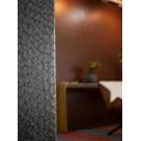 Ver imagem 3 de Papel Vinílico Adesivo Couro Preto 1 Mt X 60 Cm - Premium