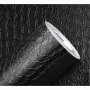 Ver imagem 1 de Papel Vinílico Adesivo Couro Preto 1 Mt X 60 Cm - Premium