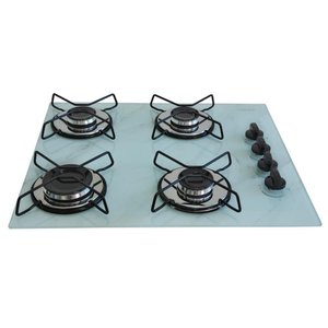 Cooktop Gás 4 Bocas Ultra Chama 127/220 Branco