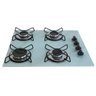 Cooktop Gás 4 Bocas Ultra Chama 127/220 Branco - 1
