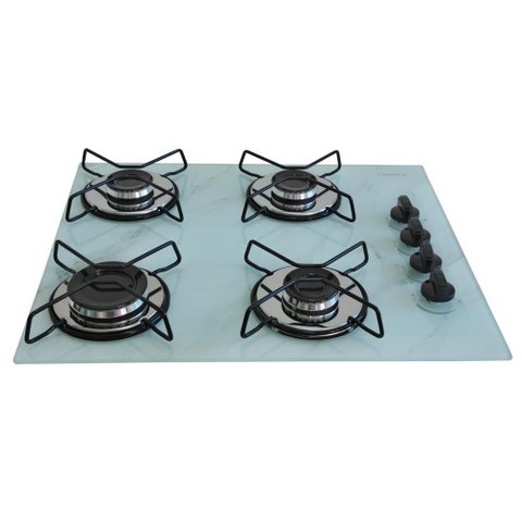 Cooktop Gás 4 Bocas Ultra Chama 127/220 Branco