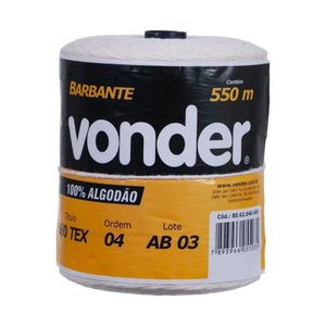 Barbante Algodão 550 Metros Vonder