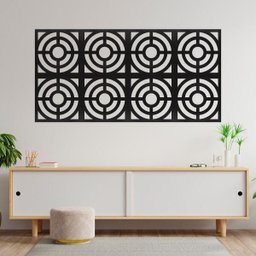 Kit 10 Peças Painel Vazado Cobogó Mdf - Islância - 2