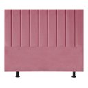 Ver imagem 1 de Cabeceira de Cama King Size Box 195 Cm Karla Suede Cor:rosa