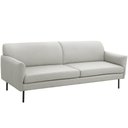 Ver imagem 2 de Sofá 3 Lugares para Sala Living Pés Industrial 220cm Nunno F04 Couríssimo Gelo - Lyam Decor