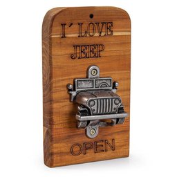 Abridor de Garrafa Jeep 17 Cm Tecawood - 1