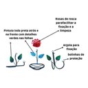 Ver imagem 4 de Kit 3 Peças para Banheiro com Flores em Ferro:amarelo