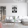 Quadro Decorativo Think Outside Em MDF Preto 60x42cm - 2