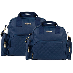Kit Bolsas Maternidade Griff Baby Luxo Azul Marinho