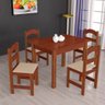 Conjunto Mesa de Jantar Estilo 1.06 com 4 Cadeiras Arauna - 2