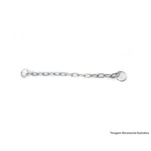 Corrente P/cadeado Nr 5 60cm Elo Soldado