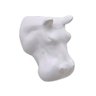 Vaso De Parede Cachepot Hipopótamo Branco Porcelana - 1