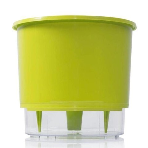 Vaso Auto Irrigável Raiz Verde Claro Tamanho 04