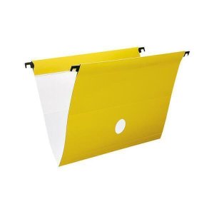 Pasta Suspensa Delloplus 0099 Amarelo Com 6 Unidades