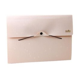 Pasta Sanfonada A4 Dello Executive 12 Divisórias 6094 Rosa - 1