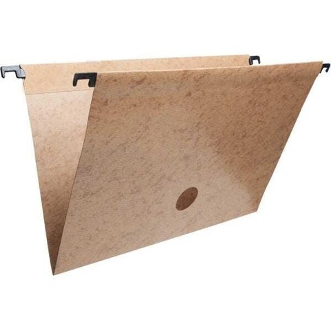 Pasta Suspensa Marmorizada Castanha Haste Plastica 10 Und